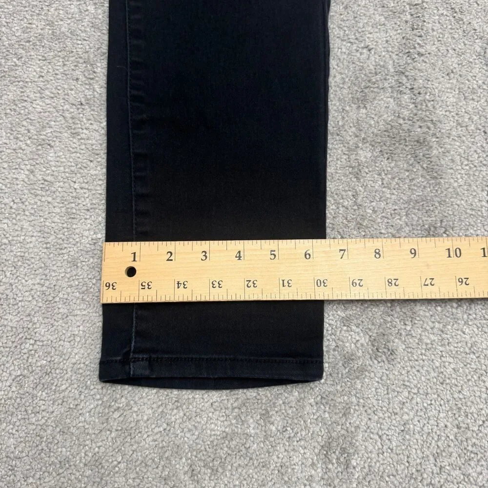 G Fried Slim Fit Straight Moto Denim Jeans Men 32x32 Black Paneled Biker Stretch